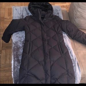 Black North face parka
